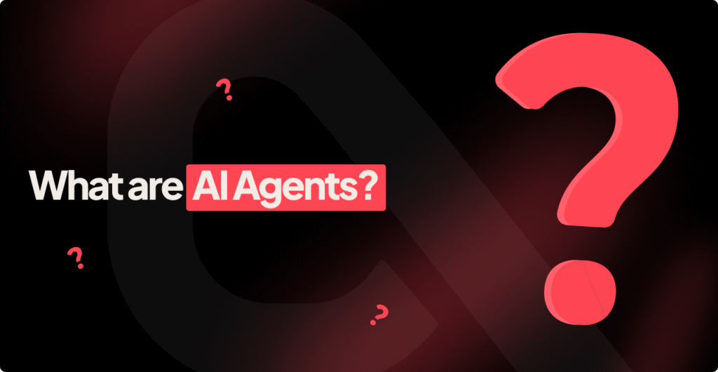 AI agents explanation for businesses, showing automated workflows and decision-making.