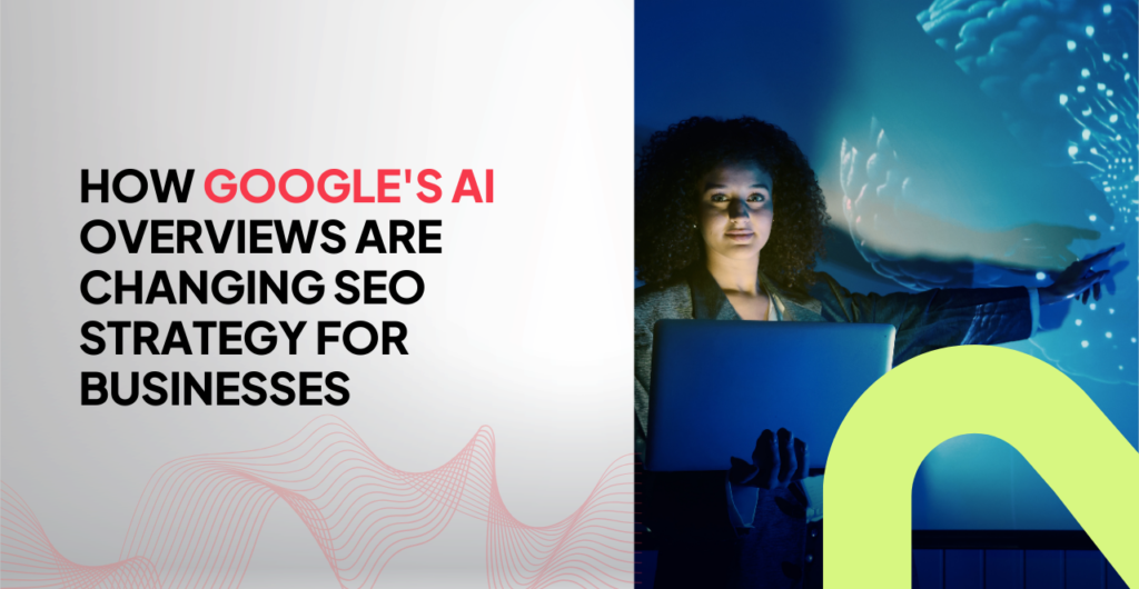 Google search results showing AI Overview summary panel with cited website sources
