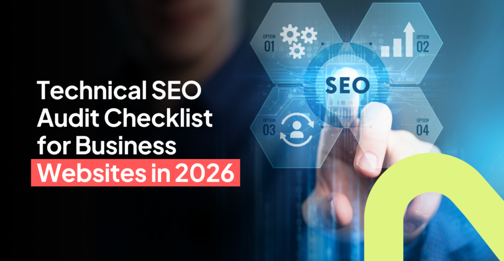 Technical SEO audit dashboard analysing website performance, crawl health, and Core Web Vitals