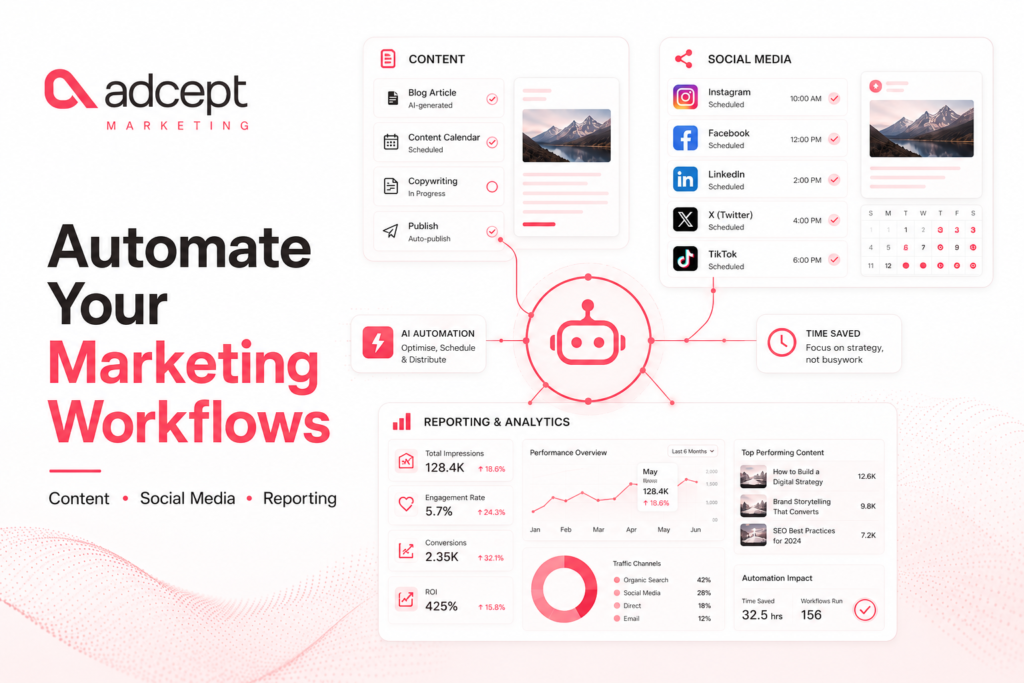 Marketing Automation for Content, Social Media, and Reporting